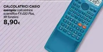 Coop Casio Calcolatrici offerta