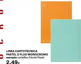 Coop Linea Cartotecnica Pastel O Fluo Monocromo offerta