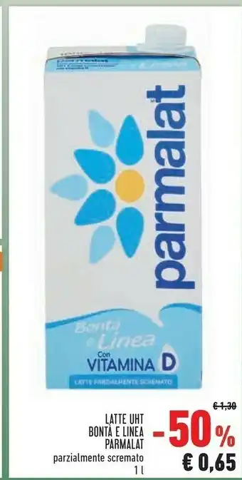 Conad Superstore Parmalat Bontà E Linea Latte Parzialmente Scremato 1000 G(ml) offerta
