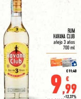 Conad RUM HAVANA CLUB añejo 3 años 700 ml offerta