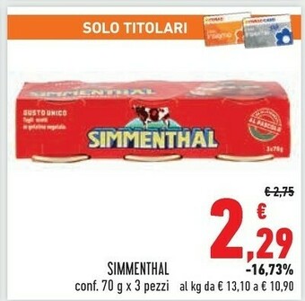 Conad Superstore Simmenthal Carne offerta