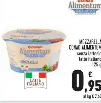 Conad Superstore Conad - Mozzarella Senza Lattosio 125 G offerta