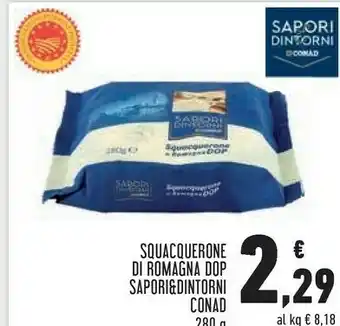 Conad Superstore Conad - Squacquerone Di Romagna DOP Sapori E Dintorni 280 G offerta
