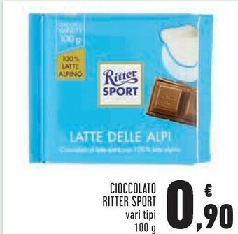 Conad Superstore Ritter sport Cioccolato offerta