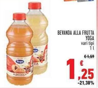 Conad BEVANDA ALLA FRUTTA YOGA vari tipi 1 l offerta