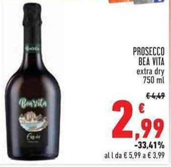 Conad PROSECCO BEA VITA extra dry 750 ml offerta