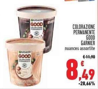 Conad COLORAZIONE PERMANENTE GOOD GARNIER nuances assortite offerta