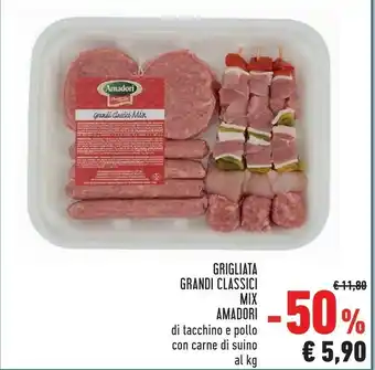 Conad Superstore Amadori I Grandi Classici Salsicce Con Tacchino E Pollo offerta