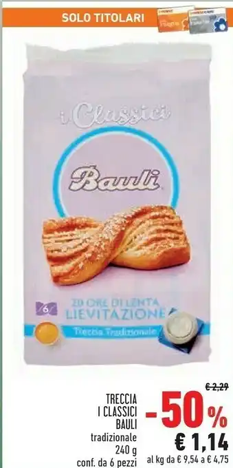 Conad Superstore Bauli Il Croissant Classico 240 G(ml) offerta