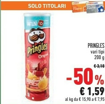 Conad Superstore Pringles Original 200 G(ml) offerta
