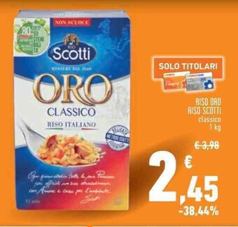 Conad RISO ORO RISO SCOTTI classico 1 kg offerta