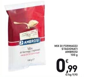 Spazio Conad Ambrosi mix di formaggi stagionati offerta