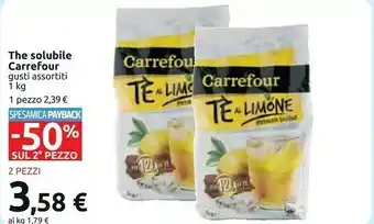 Carrefour Carrefour Bio - Tè Al Limone 1000 G(ml) offerta