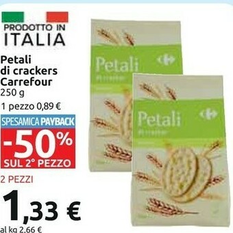 Carrefour Carrefour - Petali Di Crackers 250 G(ml) offerta