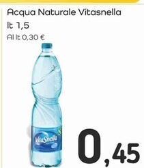 Famila Superstore Vitasnella acqua naturale offerta