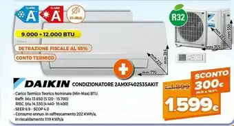 Expert Daikin Condizionatore 2AMXF402535AKIT offerta