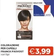 Mercatò Franck provost colorazione per capelli offerta