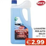 Mercatò Selex lavavetri per auto offerta