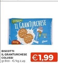 Mercatò Colussi biscotti il granturchese offerta
