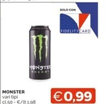 Monster vari tipi