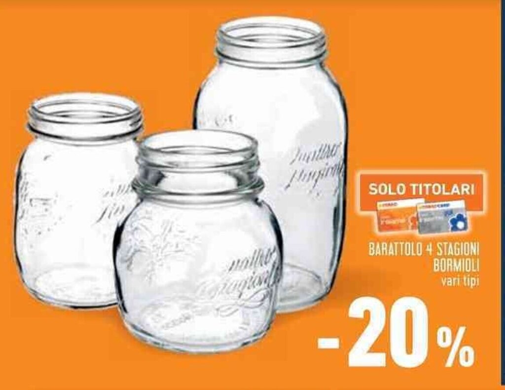 Barattoli Bormioli 4 Stagioni Vetro 150ml - Confezione Da 12 Pezzi - Foto 9