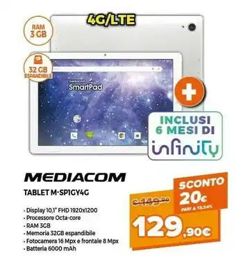 Expert Mediacom Tablet M-SP1GY4G offerta