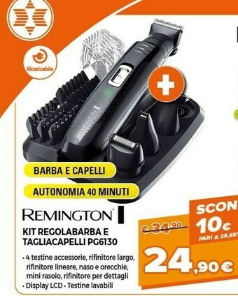 Expert Remington PG6130 Kit Regolabarba E Tagliacapelli offerta