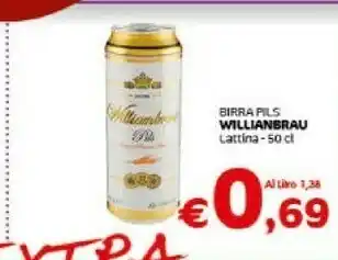 Crai Willianbrau - Birra Analcolica 500 G(ml) offerta