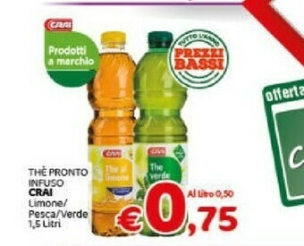 Crai Crai - The Alla Pesca 1500 G(ml) offerta