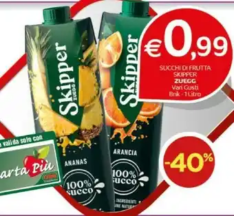 Crai Zuegg Arancia Rossa Skipper 1000 G(ml) offerta