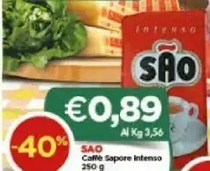 Crai Sao Caffè Intenso 250 G(ml) offerta