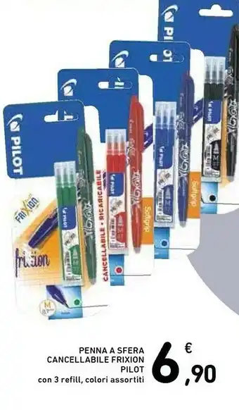 Conad Pilot Penna A Sfera Cancellabile Frixion Con 3 Refill offerta