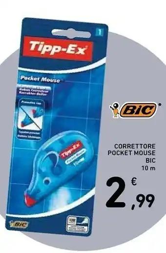 Conad Bic Tipp-ex Correttore Pocket Mouse offerta