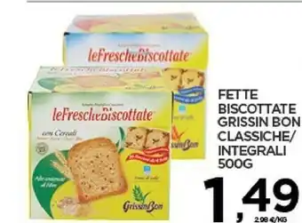 Grissin Bon - Le Fresche Biscottate 500 G(ml)