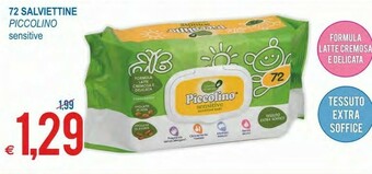 MD Discount 72 Salviettine Piccolina offerta