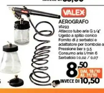 Valex Aerografo Prassione Bar 1-3.5