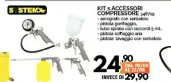 System Kit 5 Accessori Compressore