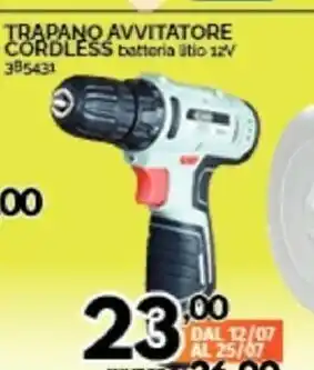 Trapano Avvitatore Cordless Batteria 12 V