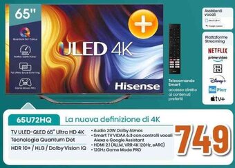 TV ULED-QLED 65" Ultra HD 4K