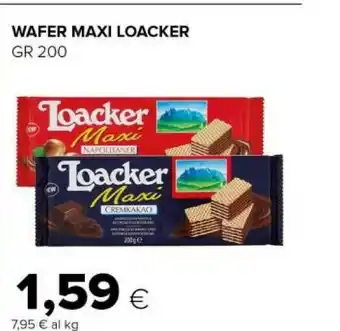 Tigre Loacker Wafer Milk offerta