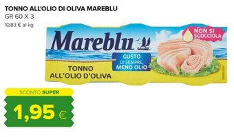 Tigre Mareblu - Tonno All'Olio D'Oliva offerta