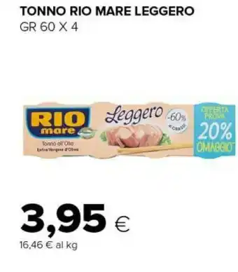 Tigre Rio Mare Leggero Tonno All'Olio Extravergine Di Oliva offerta