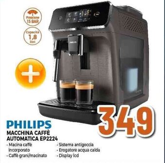 PHILIPS MACCHINA CAFFÈ AUTOMATICA EP2224