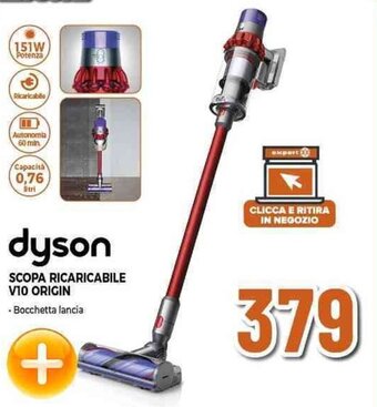 Expert dyson SCOPA RICARICABILE V10 ORIGIN offerta