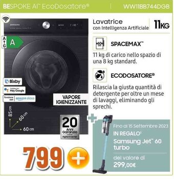 Expert Lavatrice 11Kg offerta