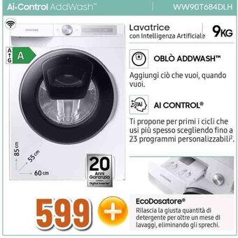 Expert Lavatrice 9Kg offerta