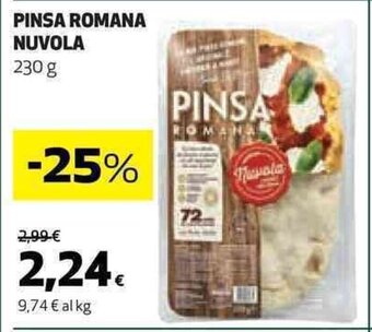 Coop PINSA ROMANA NUVOLA 230 g offerta