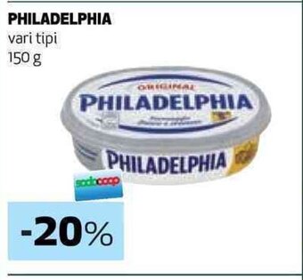 Coop PHILADELPHIA vari tipi 150 g offerta