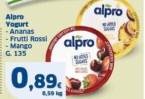 Sigma Alpro yogurt offerta
