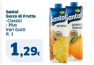 Sigma Santal succo di frutta offerta